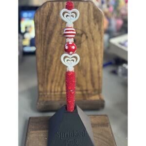 15-18  Handcrafted Extended Length Beaded Pen w/ Refill Ink